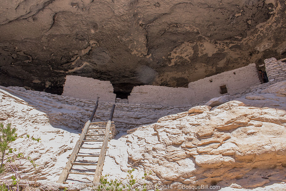 looking up at cave 4